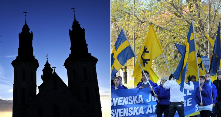 Nazism, Almedalsveckan, Svenskarnas parti, kyrkklockor, Debatt